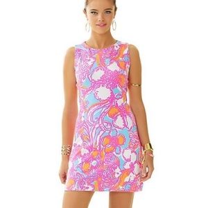 Lilly Pulitzer Shorely Blue Feeling Tanked Dress XS